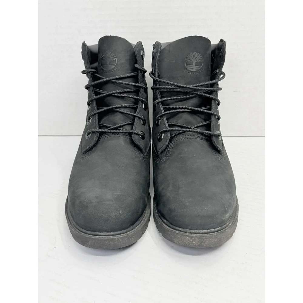 Timberland Linden Woods 6-Inch Waterproof Boots Women's 7 Black A156S
